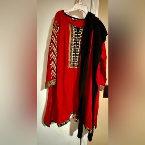 Shirt & churidar pajama